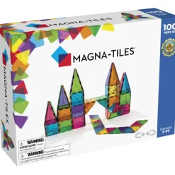 Magna-Tiles Clear Colors 100 pcs