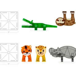 Magna-Tiles Jungle Animals 25 pcs Set