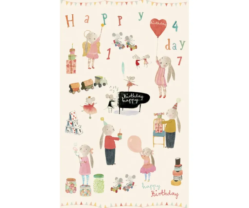 Maileg Cadeaupapier Happy Day 10m