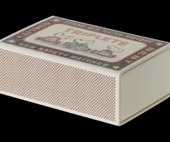 Maileg Drieling Baby Muis in een Luciferdoosje