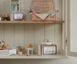 Maileg Drieling Baby Muis in een Luciferdoosje