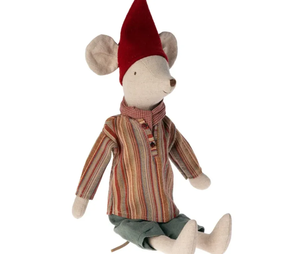 Maileg Kerstmuis Jongen Medium 37cm
