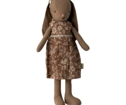 Maileg Knuffel Bunny Size 2 Bruin met Jurk 24cm