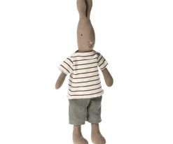 Maileg Knuffel Konijn Size 2 Bruin Streepmotief