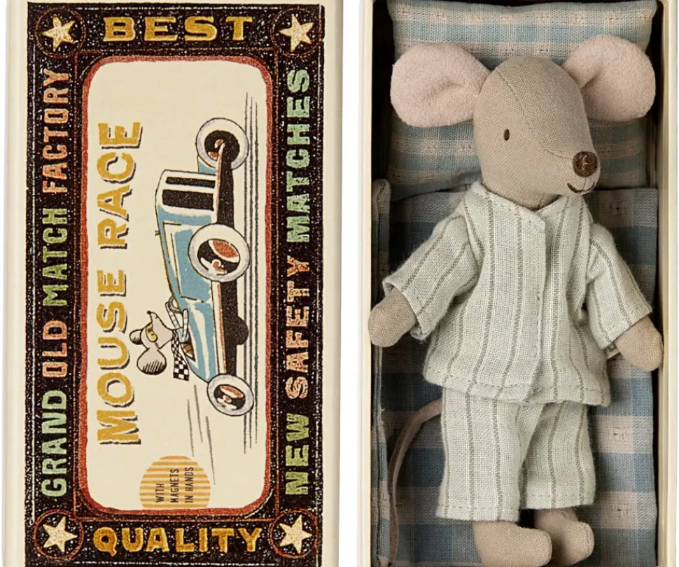 Maileg Knuffelmuis Big Brother in Luciferdoosje