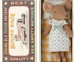 Maileg Knuffelmuis Big Sister in Luciferdoosje