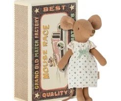 Maileg Knuffelmuis Big Sister in Luciferdoosje