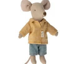 Maileg Knuffelmuis Grote Broer Muis in Luciferdoosje Big Brother 13cm