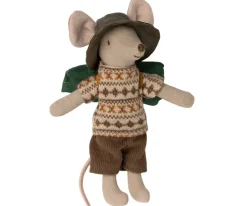 Maileg Knuffelmuis Hiker Big Brother 13cm