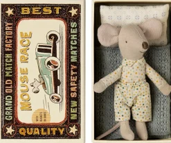 Maileg Knuffelmuis Little Brother in Luciferdoosje