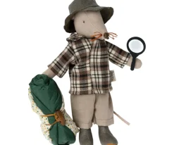 Maileg Knuffelmuis Wildlife Guide 15cm