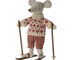 Maileg Knuffelmuis Winter met Skiset Mum 15cm