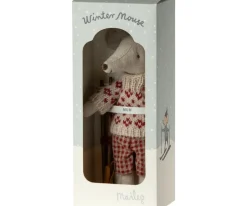 Maileg Knuffelmuis Winter met Skiset Mum 15cm