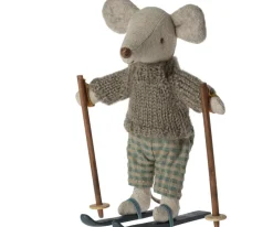 Maileg Knuffelmuis Winter met Skiset Big Brother 13cm