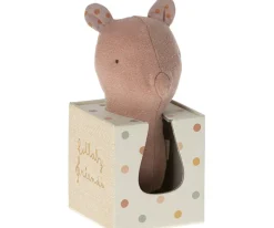 Maileg Knuffelrammelaar Lullaby Friends Varkentje