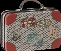 Maileg Koffertje Grey Travel Metaal 11cm