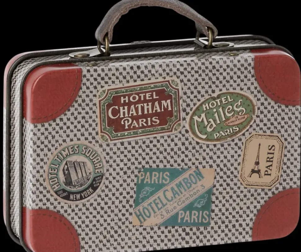 Maileg Koffertje Grey Travel Metaal 11cm