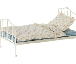 Maileg Metalen Poppenbed Mini Blauw