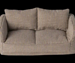 Maileg Poppenhuis Sofa Geruit 17cm