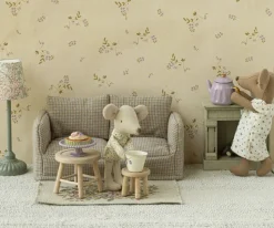 Maileg Poppenhuis Sofa Geruit 17cm