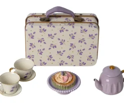 Maileg Theeservies Purple Madelaine