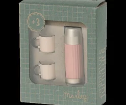 Maileg Thermosfles met 2 Mokken Soft Coral