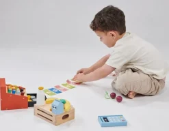 Mentari Kassa met Scanner Hout