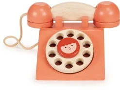 Mentari Ring Ring Telefoon Hout