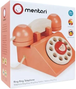 Mentari Ring Ring Telefoon Hout