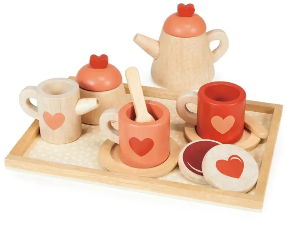 Mentari Theeset met Dienblad Hout