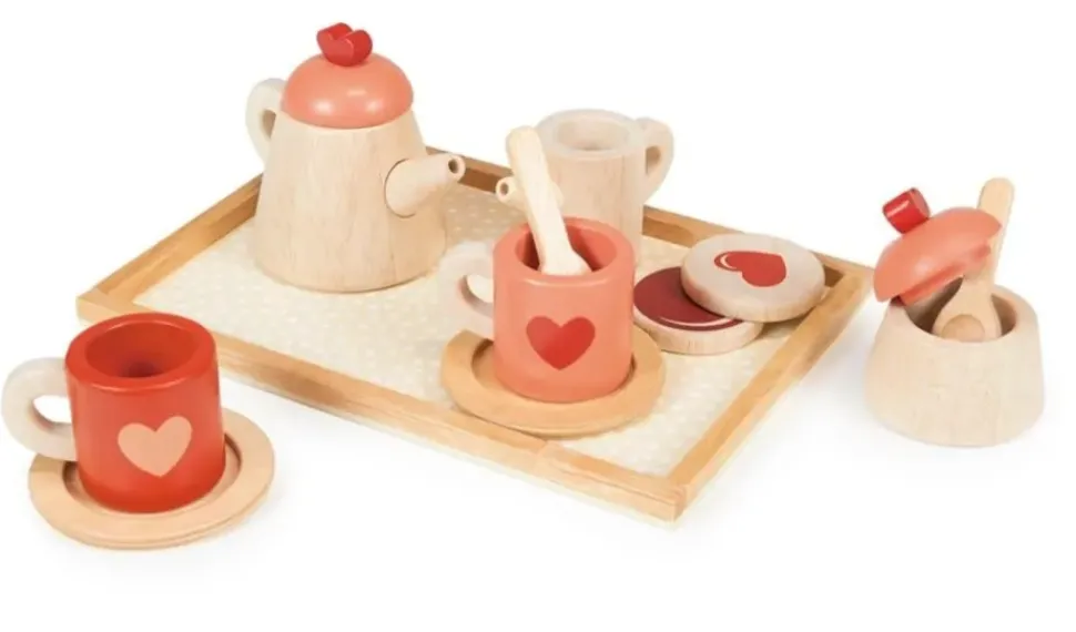 Mentari Theeset met Dienblad Hout