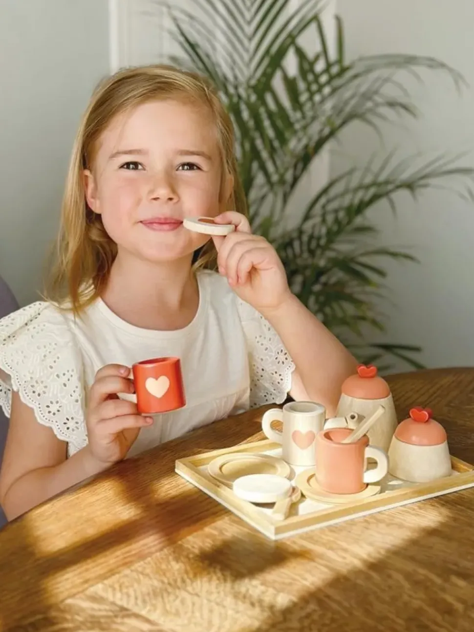 Mentari Theeset met Dienblad Hout