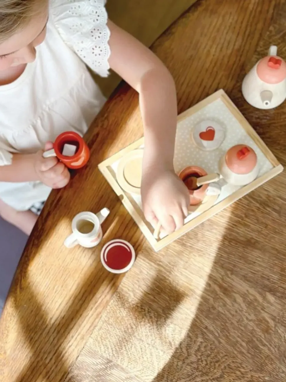 Mentari Theeset met Dienblad Hout