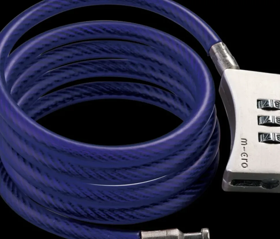 Micro Step Cijferslot Blauwe Kabel
