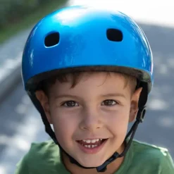 Micro Step Helm Deluxe Blauw Metallic