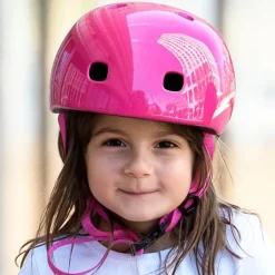 Micro Step Helm Deluxe Framboos Roze