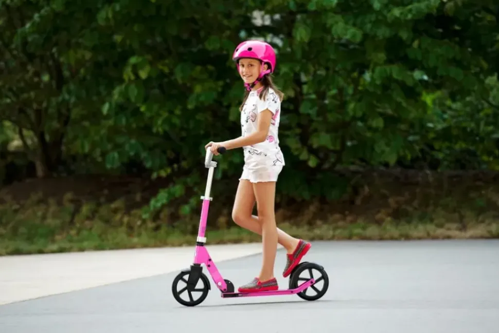 Micro Step Helm Deluxe Framboos Roze