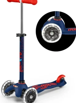 Micro Step Mini Micro Step Deluxe LED Marineblauw