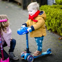 Micro Step Scootaheadz Dino Blauw