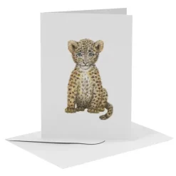 MiesToGo Wenskaart Baby Luipaard