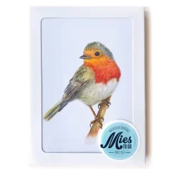 MiesToGo Wenskaart Roodborstje