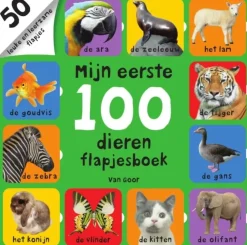 Mijn eerst 100 dieren flapjesboek