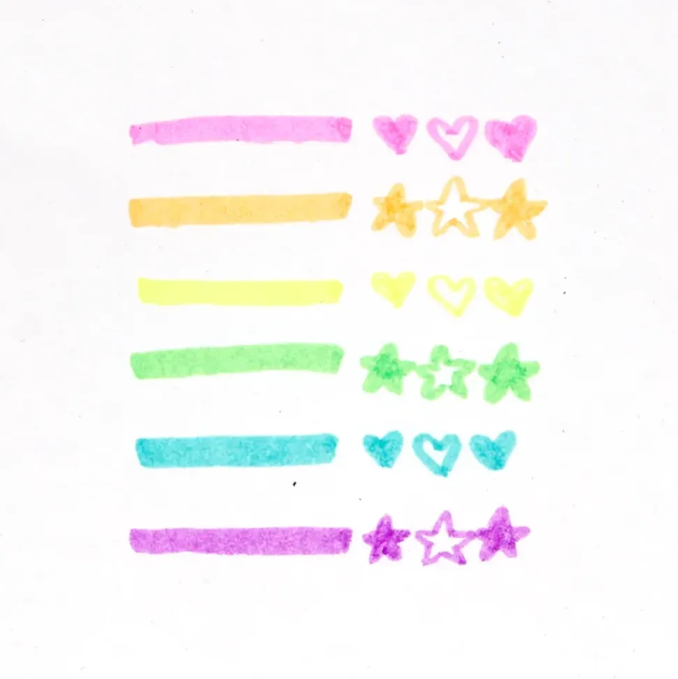 Ooly Markeerstiften Sweet Mini set 6-delig