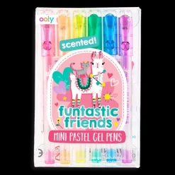 Ooly Mini Gel Pennen Funtastic Friends set 6-delig