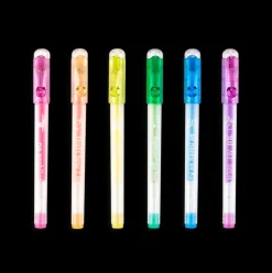 Ooly Mini Gel Pennen Funtastic Friends set 6-delig