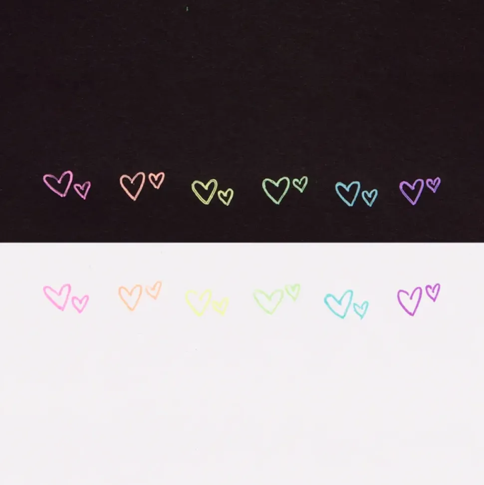 Ooly Mini Gel Pennen Funtastic Friends set 6-delig