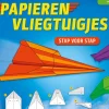 Papieren vliegtuigjes - stap voor stap