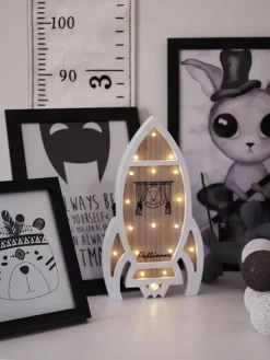 Pellianni Tafellamp Raket LED Hout