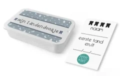 Pepermints Tandendoosje Terrazzo Blauw