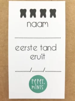 Pepermints Tandendoosje Zwanen